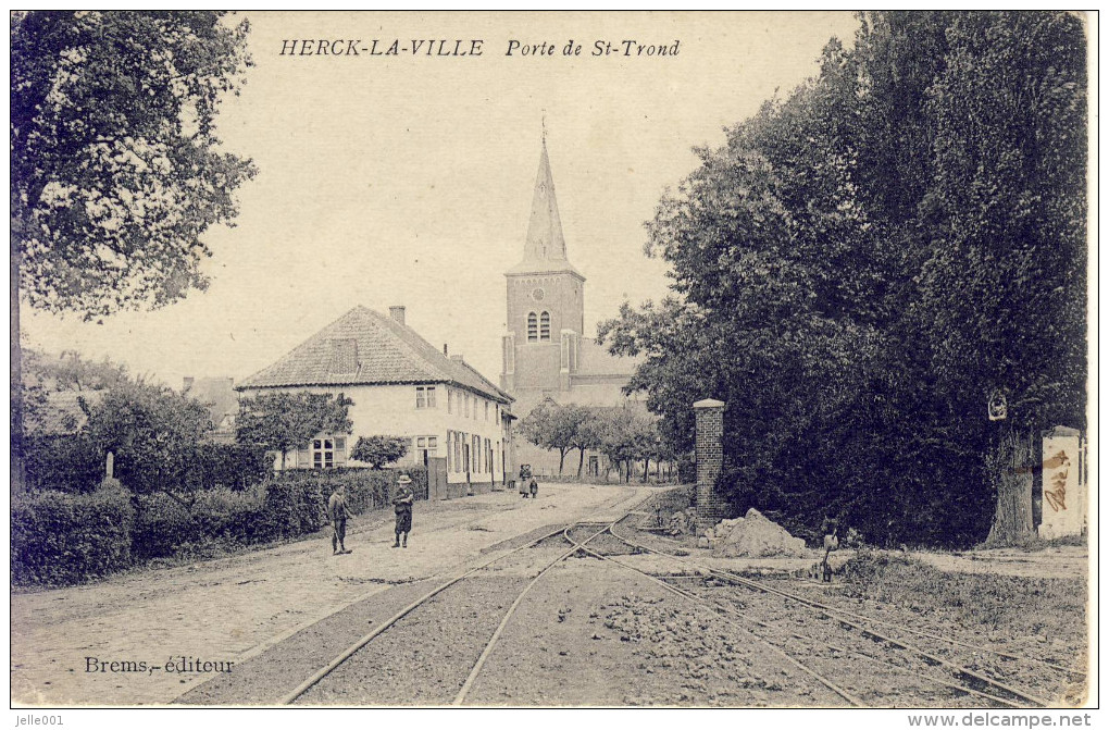 Herck-La-Ville  Herk-de-Stad Porte De St-Trond 1910 - Herk-de-Stad