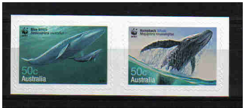 Australia 2006 WWF Whales S.A. Strip Y.T. 2565/2566 ** - Mint Stamps