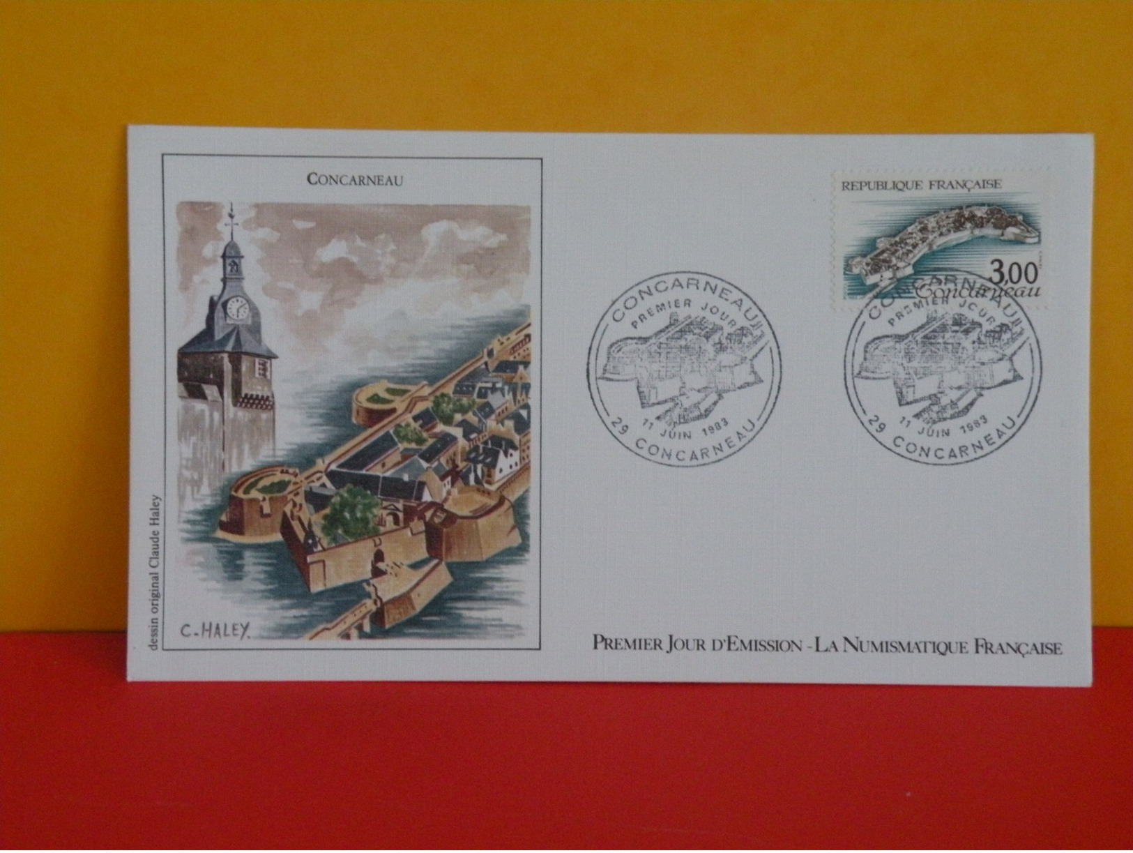 FDC- Les Remparts De Concarneau - 29 Concarneau - 14.5.1983 - 1er Jour - Coté 2,20 &euro; - 1980-1989