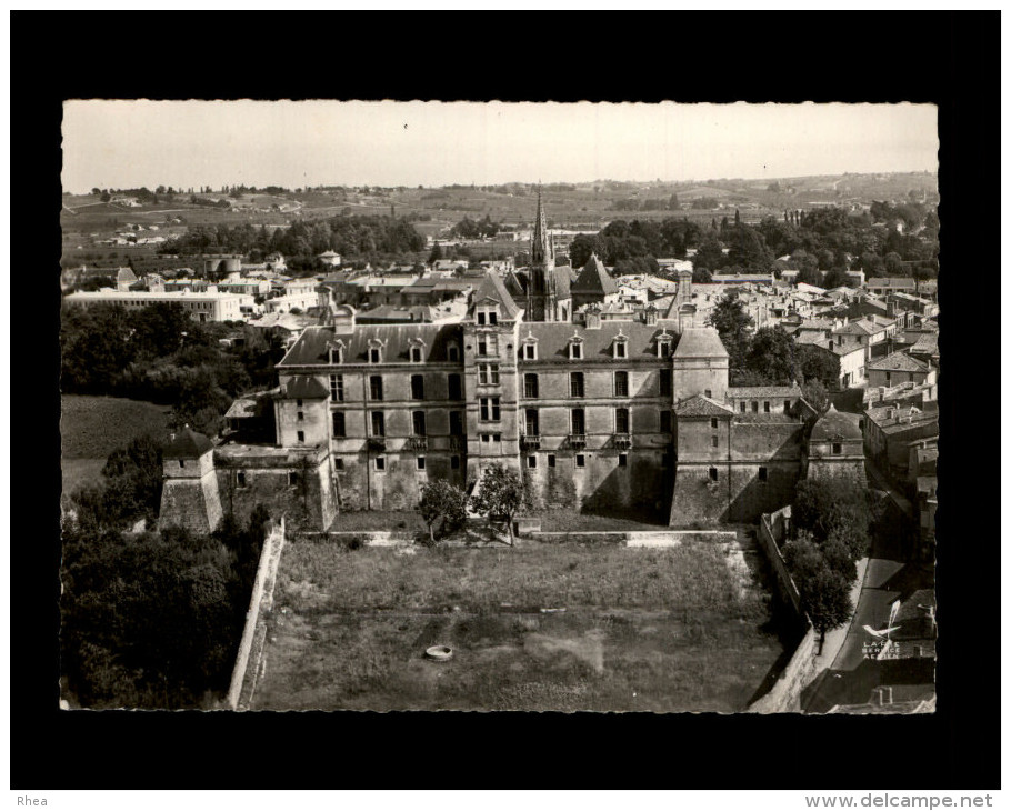 33 - CADILLAC - Vue Aérienne - Chateau - Cadillac