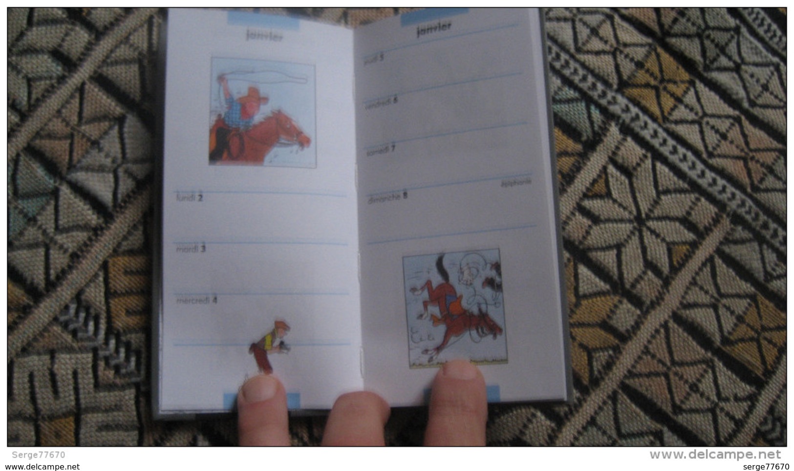 Agenda De Poche Tintin 1995 Hergé Haddock Casterman Milou Calendrier Moulinsart - Agendas & Calendarios