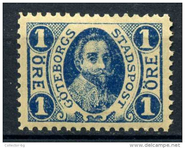 RARE 1 ORE SWEDEN  Göteborgs 1888 UNUSED/NEUF/MINT STADSPOST NO OTHER IN SITE STAMP  TIMBRE - Ungebraucht