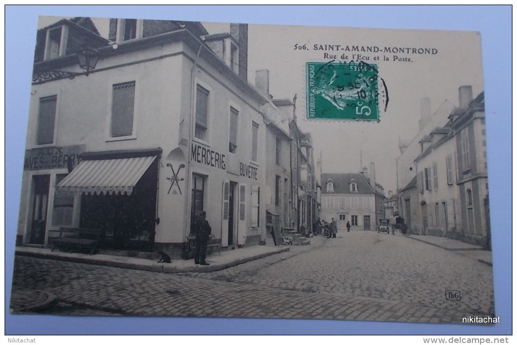 Saint Amand Montrond-Rue De L'écu Et La Poste - Saint-Amand-Montrond