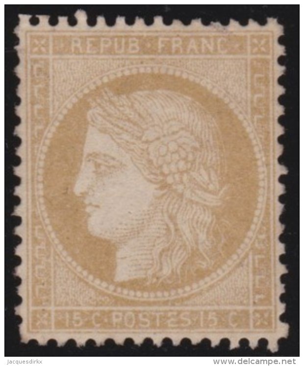 France   .   Yvert    59     .    *         .       Neuf Avec Gomme Et Charniere - 1871-1875 Ceres