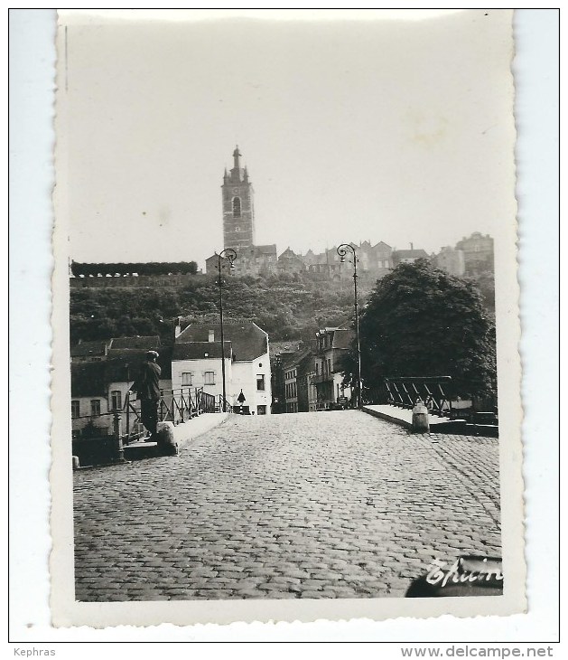 THUIN : RARE Photo Anonyme - Pont Sur La Sambre - Dimensions 11,5 /8,5 Cm - Thuin