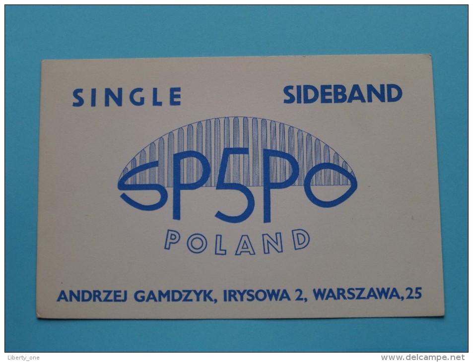 POLAND ( SP5PO ) Andrzej Gamdzyk Warszawa 25 - CB Radio - 1961 ( Zie Foto Voor Details ) - Radio-amateur