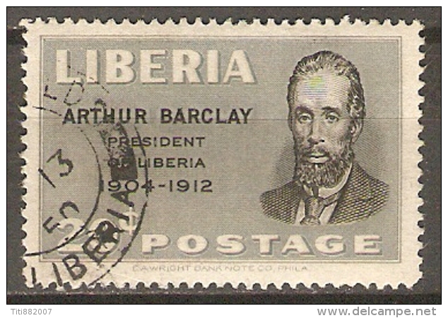 LIBERIA    -  1949    Y&T N° 302 Oblitéré - Liberia