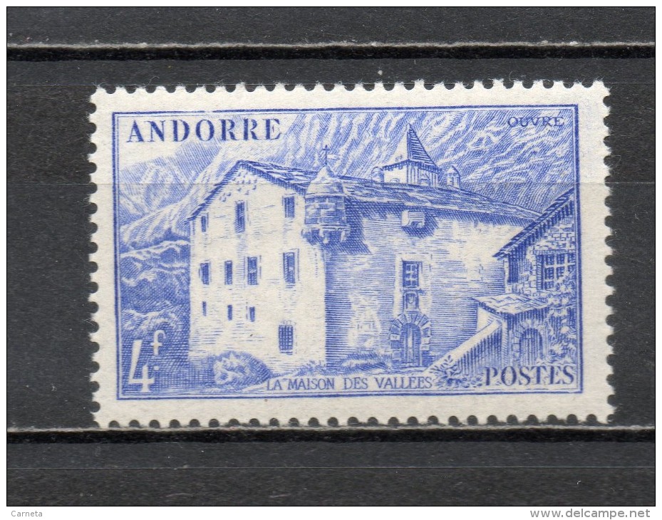 ANDORRE N° 107   NEUF SANS CHARNIERE COTE 0.40€   PAYSAGE - Unused Stamps