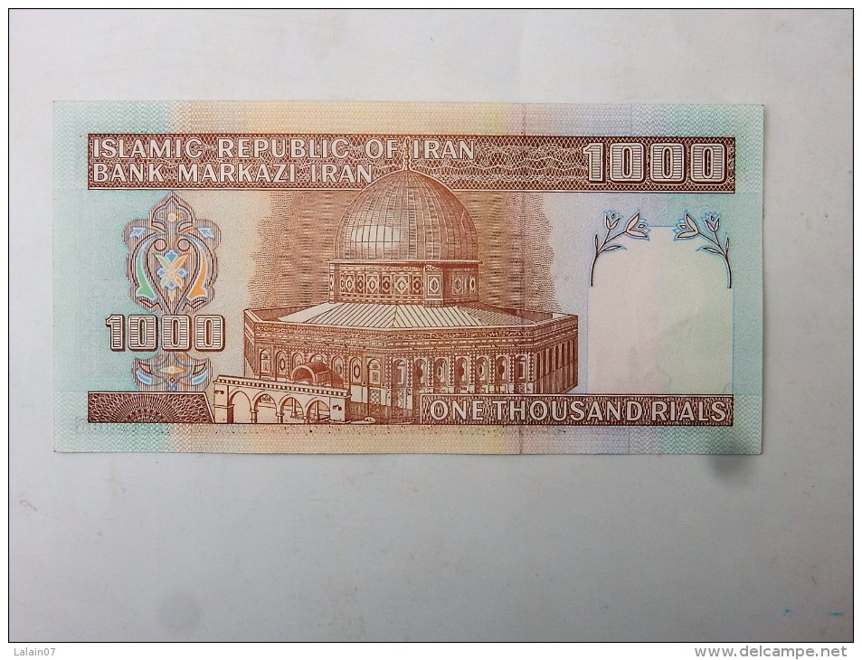 IRAN : Billet De 1000 Rials, - Etat Neuf - Iran