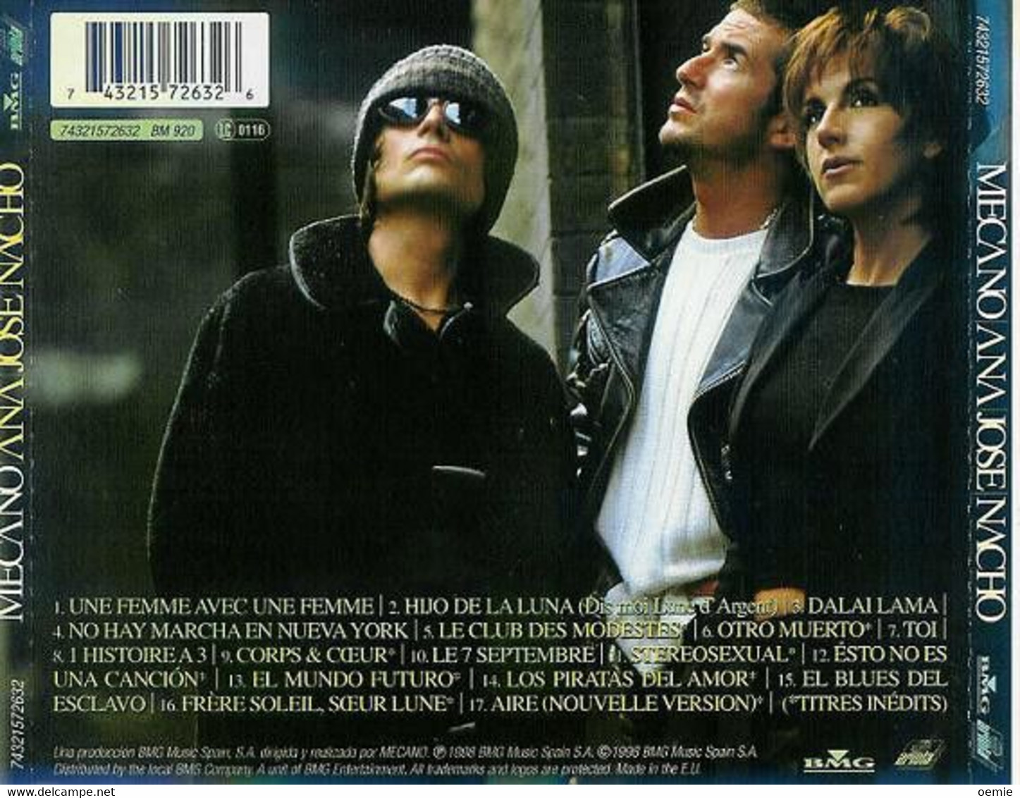 MECANO  ANA JOSE NACHO     °° 17 TITRES - Altri - Musica Spagnola