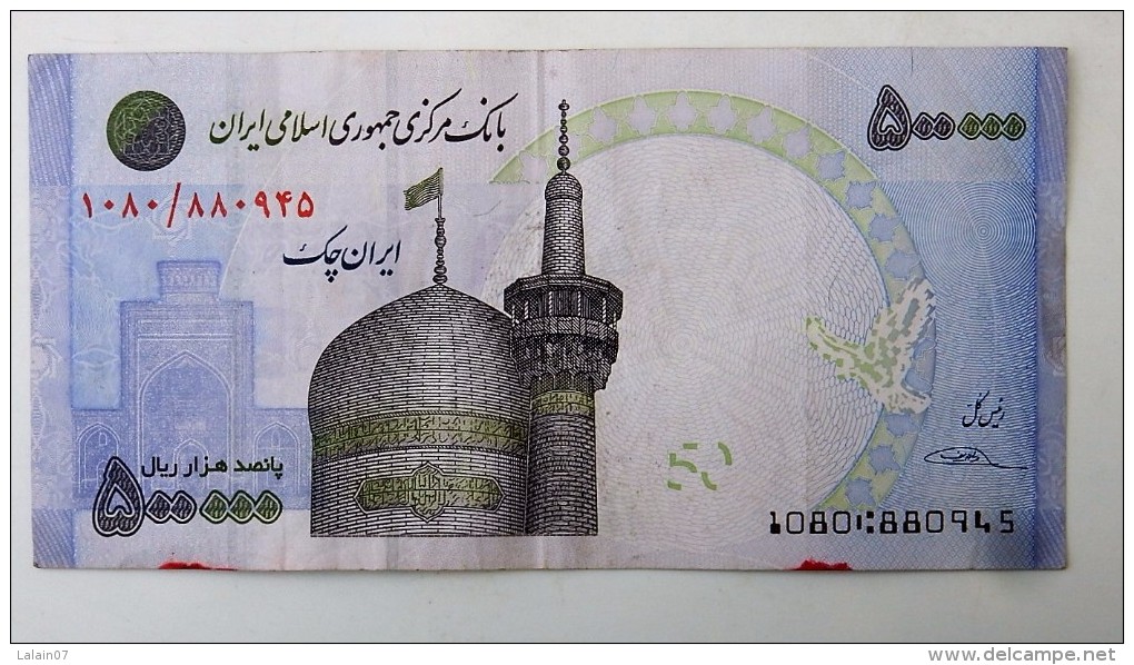IRAN : Billet De 50000 Rials, - Bon Etat - Iran