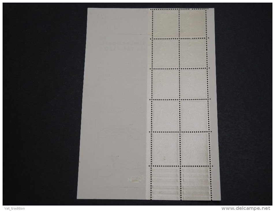 FRANCE - Carnet Au Type Muller Neuf Non Plié , Trace De Charnière Hors Timbres - A Voir - L 4870 - Autres & Non Classés