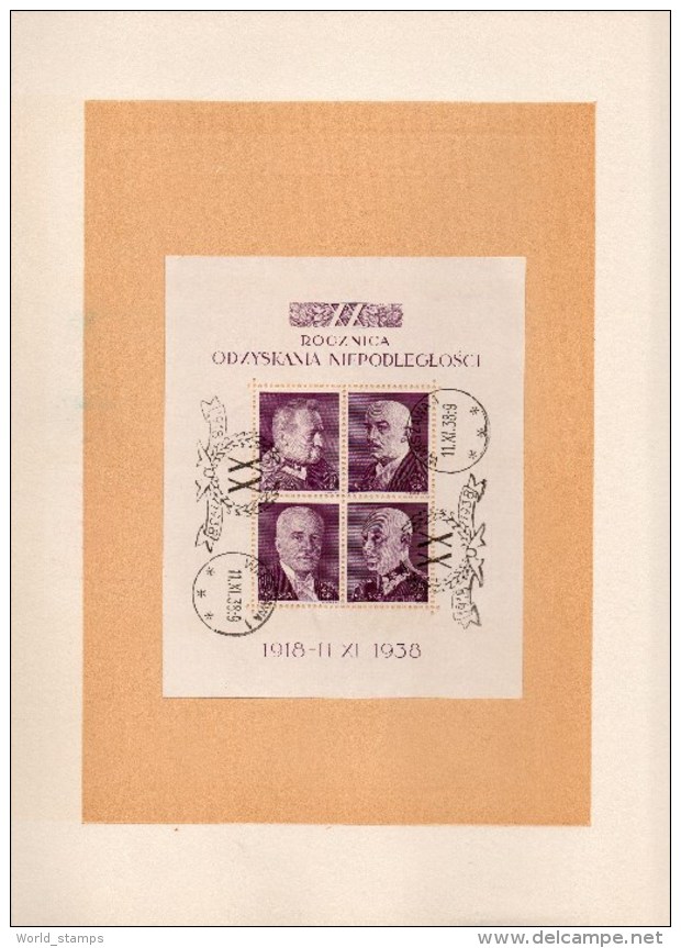 POLOGNE 1938 O - Covers & Documents