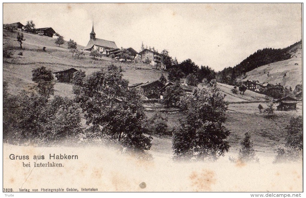 GRUSS AUS HABKERN BEI INTERLAKEN - Habkern