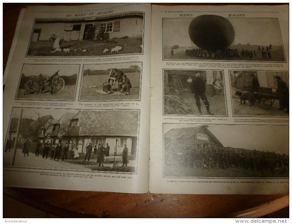 1914 LPDF:BALLON;Zislin & Hansi;Chien Attelé Du Photographe;CANONS LOURDS++;Moulin VIEUX-BERQUIN (Flandre);Courdemanges - Other & Unclassified