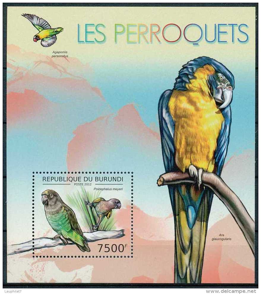 BURUNDI 2012 - Les Perroquets, Oiseaux - Papageien