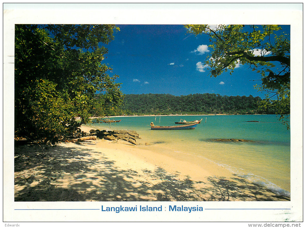 Pantai Kok, Langkawi, Malaysia Postcard Posted 2013 Stamp - Malaysia