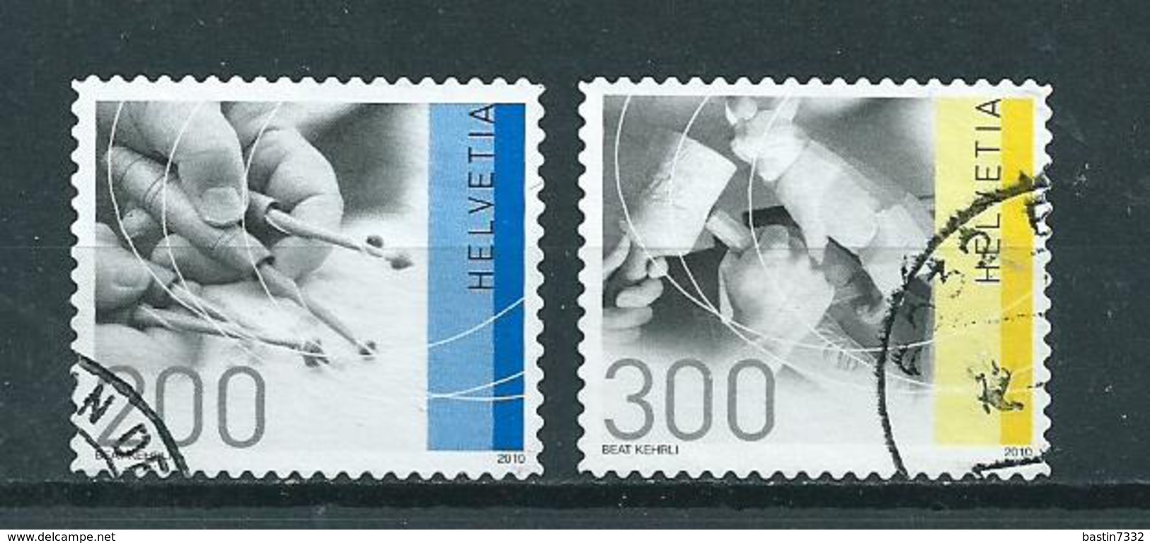 2010 Switzerland Complete Set Handcrafts Used/gebruikt/oblitere - Used Stamps