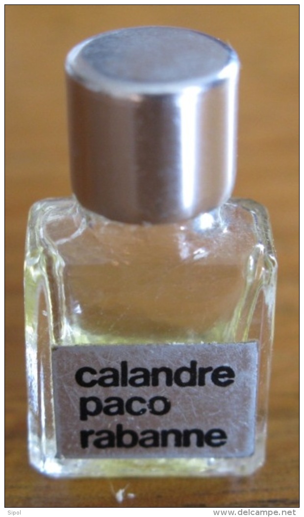 Calandre De Paco Rabanne  Flacon Verre Dans Son Emballage Carton Blanc Et Miroir - Perfume Samples (testers)