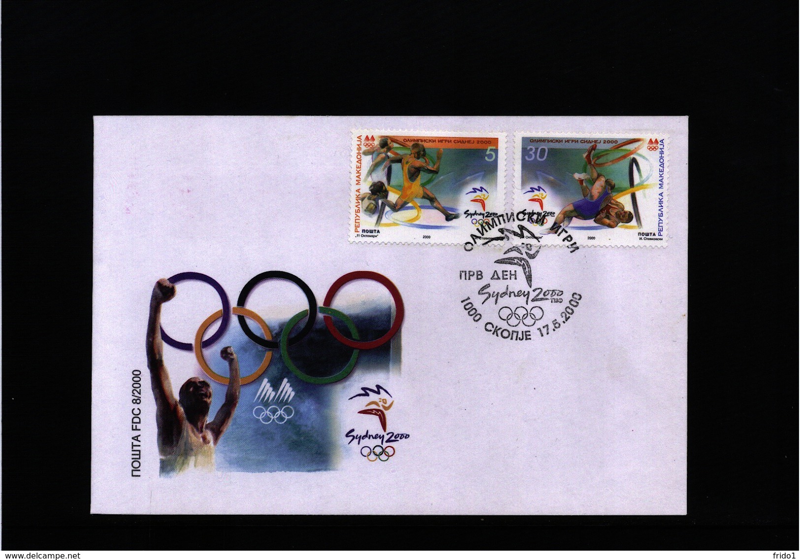 Makedonien / Macedonia 2000 Olympic Games Sydney FDC - Sommer 2000: Sydney