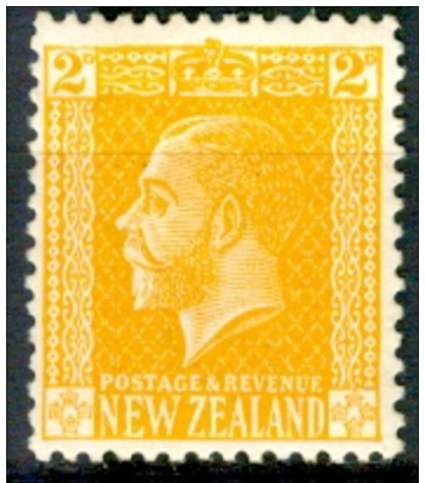 New Zealand 1916  Single-King George V - 2p #163 - Unused Stamps