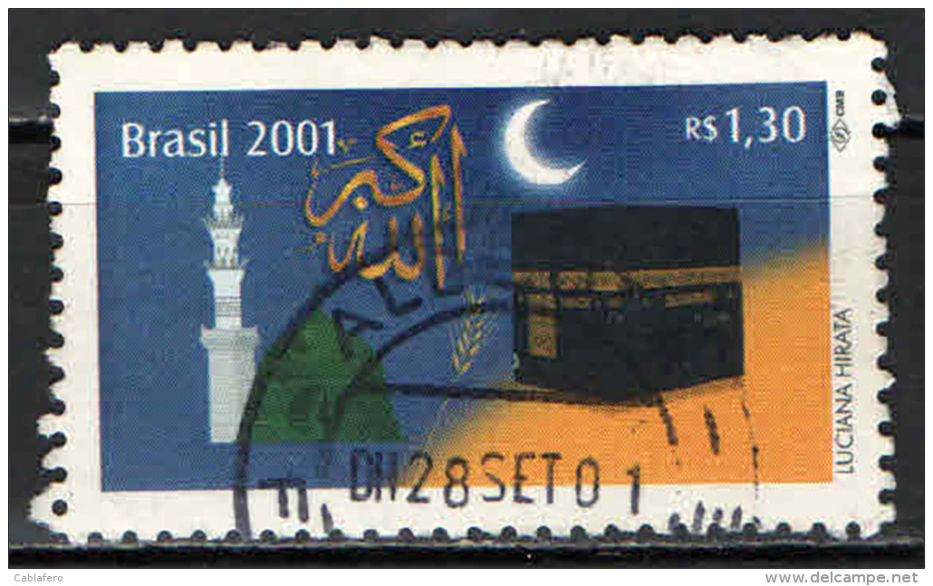 BRASILE - 2001 - AVVENTO DEL NUOVO MILLENNIO - USATO - Used Stamps