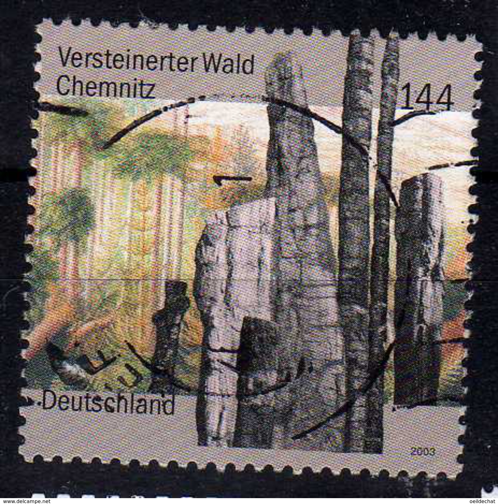 417 - ALLEMAGNE  N° 2184 °  Forêt Pétrifié, à Chemnitz . - Used Stamps