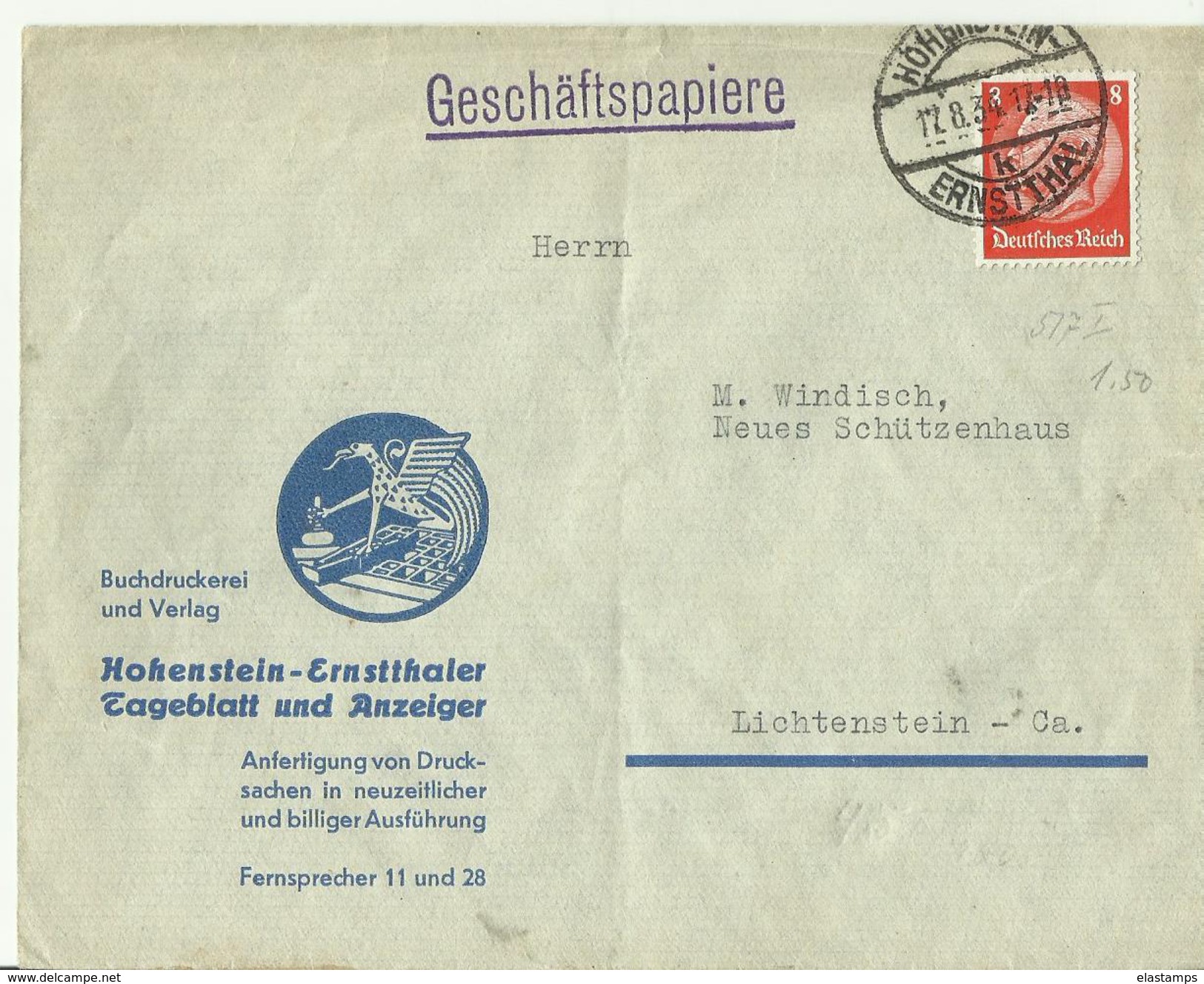 DR CV 1934 - Briefe U. Dokumente