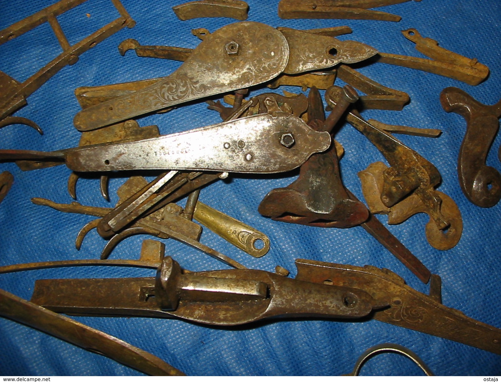 Lot Pieces Detachee Ancien Fusil De Chasse Pour Restaurations - Armes Neutralisées