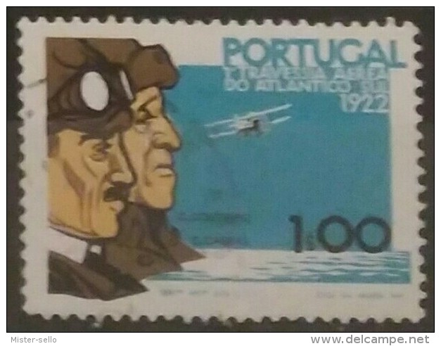 PORTUGAL 1972 The 50th Anniversary Of The First Flight Lisbon-Rio De Janeiro. USADO - USED - Gebraucht