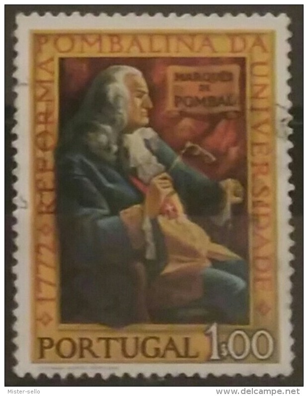 PORTUGAL 1972 The 200th Anniversary Of The Pombal University Reformation. USADO - USED - Gebraucht