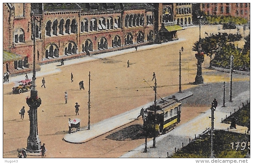 METZ - LA GARE AVEC TRAMWAY - CPA NON VOYAGEE - Metz