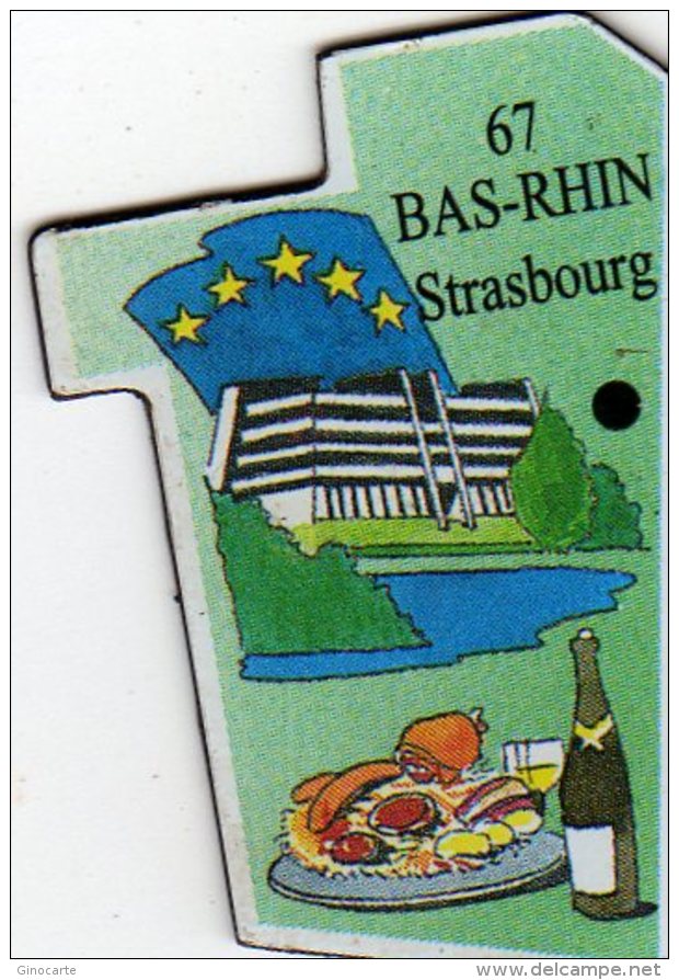 Magnets Magnet Le Gaulois Departement France 67 Bas Rhin - Toerisme