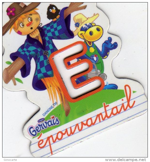 Magnets Magnet Alphabet Gervais E Epouventail - Lettres & Chiffres