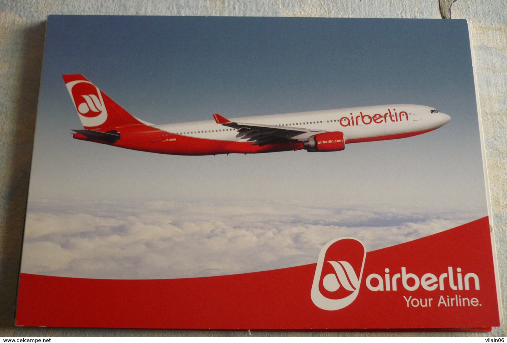 AIRLINE ISSUE / CARTE COMPAGNIE       AIR BERLIN - 1946-....: Moderne