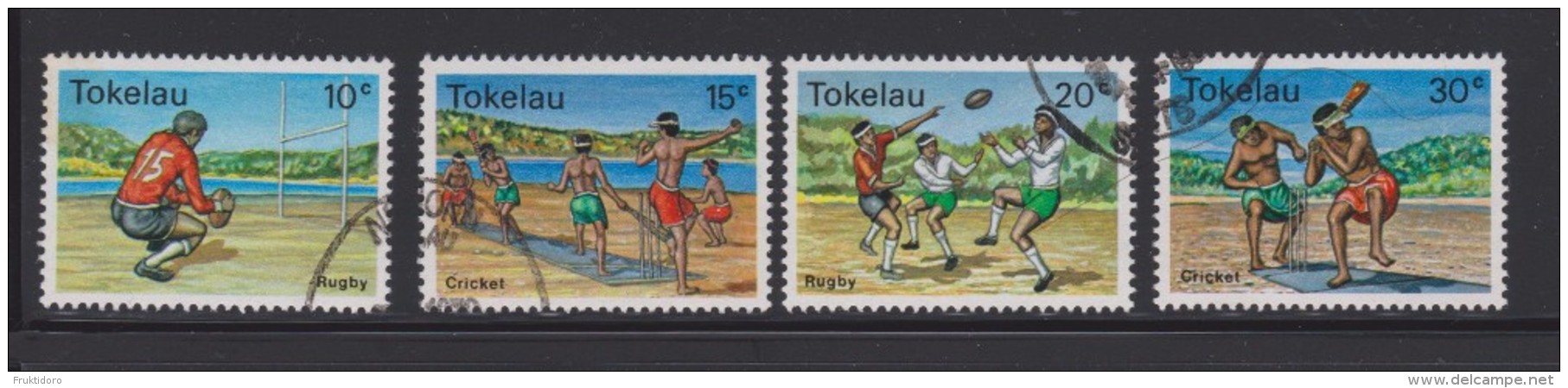 Tokelau Mi 62-65 Cricket & Rugby - Islander - Ball - 1979 - Tokelau