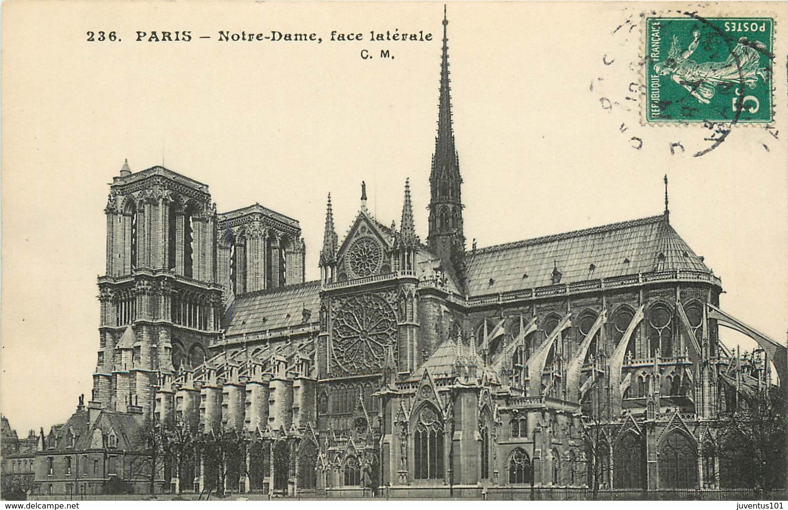 CPA Paris-Notre Dame Et Le Pont    L2263 - Notre Dame De Paris