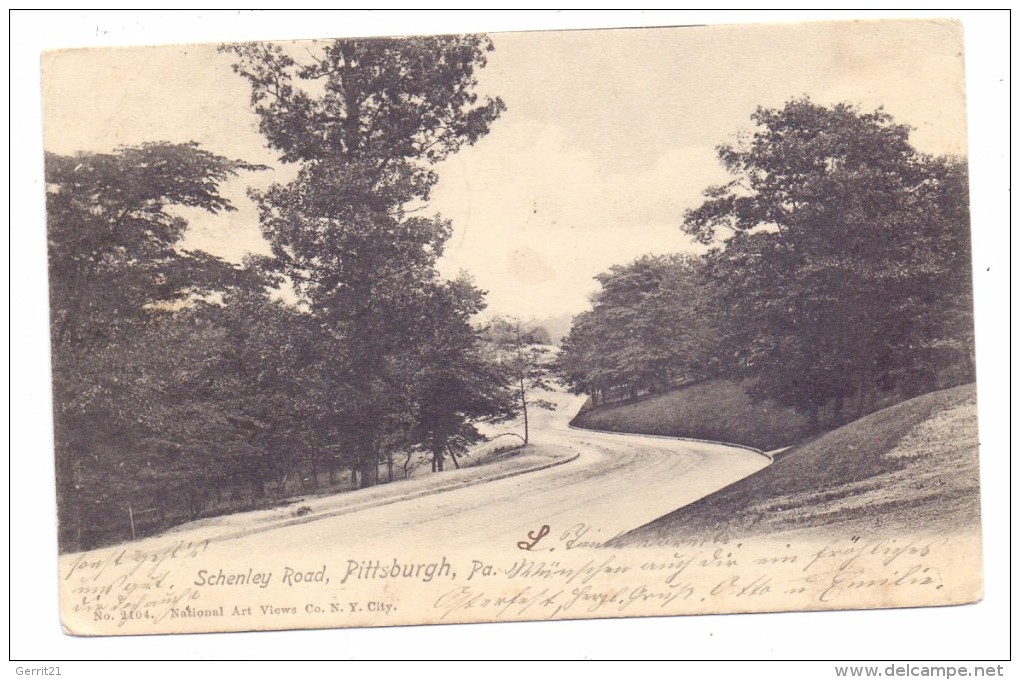 USA - PENNSYLVANIA - PITTSBURGH, Schenley Road, 1904 - Pittsburgh