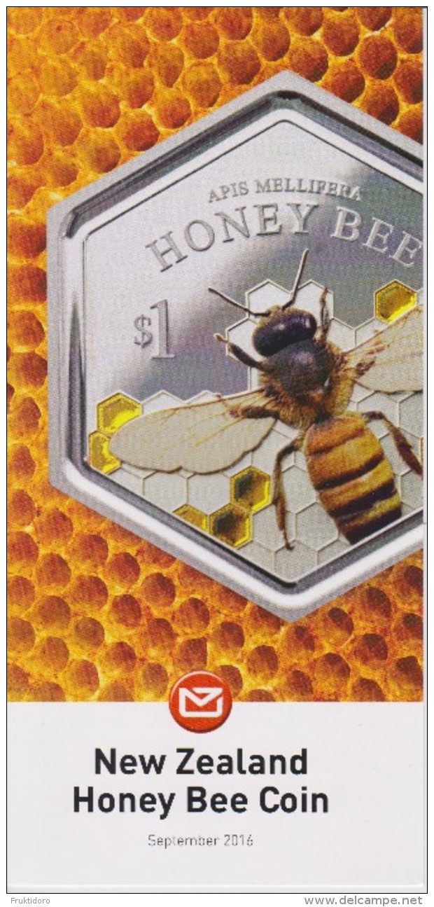 New Zealand 2016 Brochure About Honey Bee Coin - Sonstige – Ozeanien