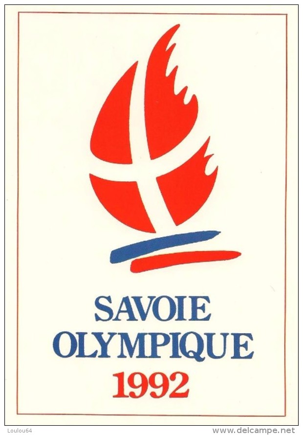 SAVOIE OLYMPIQUE 1992 - édit. SECA - Divisé- Non Circulé - (3) - Jeux Olympiques