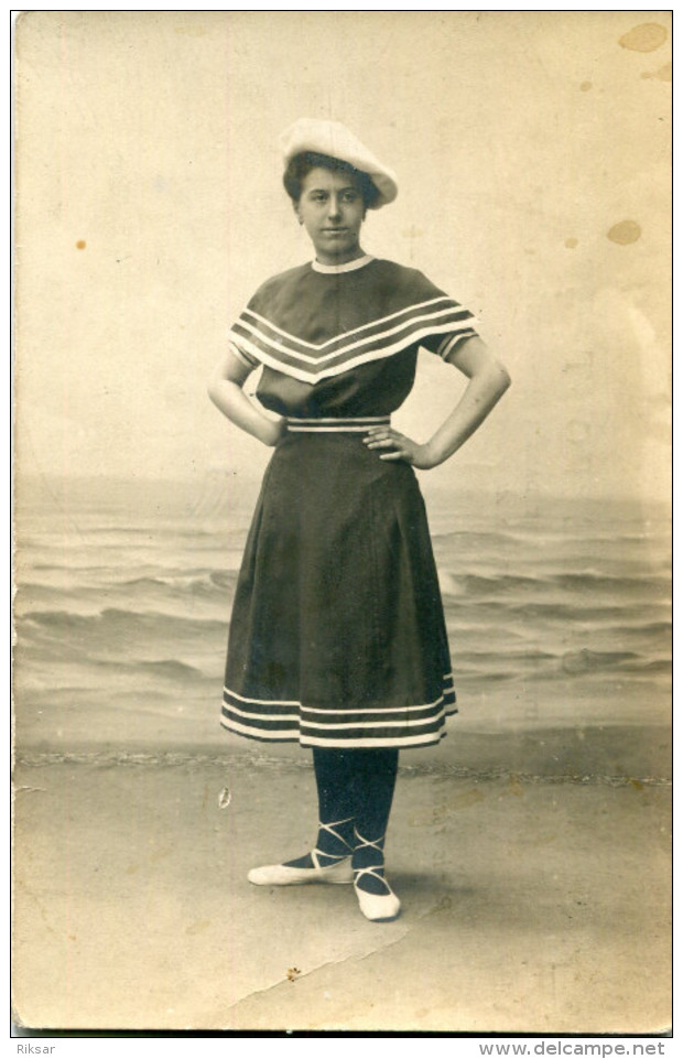 BAIGNEUR(CARTE PHOTO) - Natation