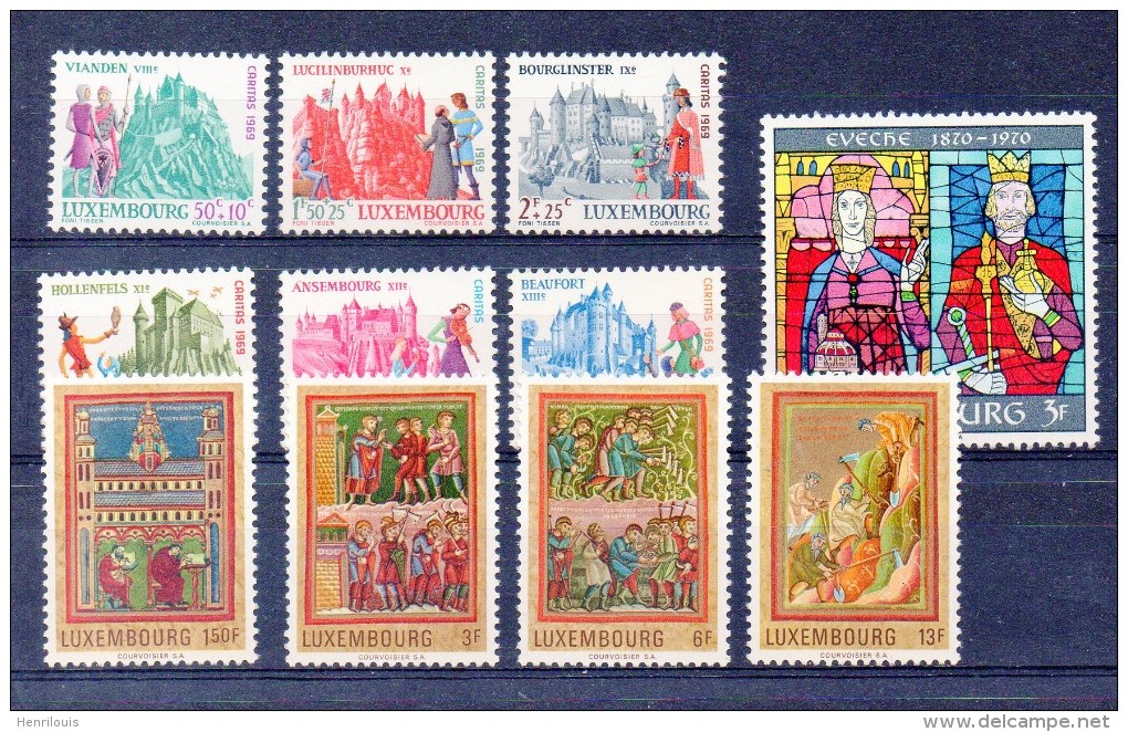 LUXEMBOURG  Timbres Neufs ** Vers 1970   ( Ref 4072  ) - Unused Stamps