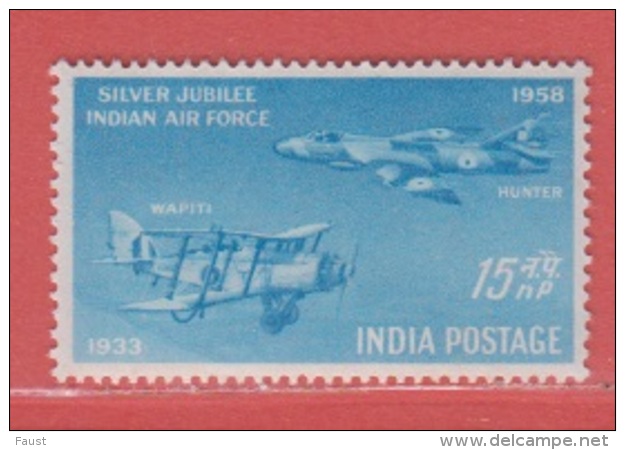 1958 ** (sans Charn., MNH, Postfrish)  Vliegtuig, Avion, Airplane, Flugzeug  Mi 284 - Ungebraucht