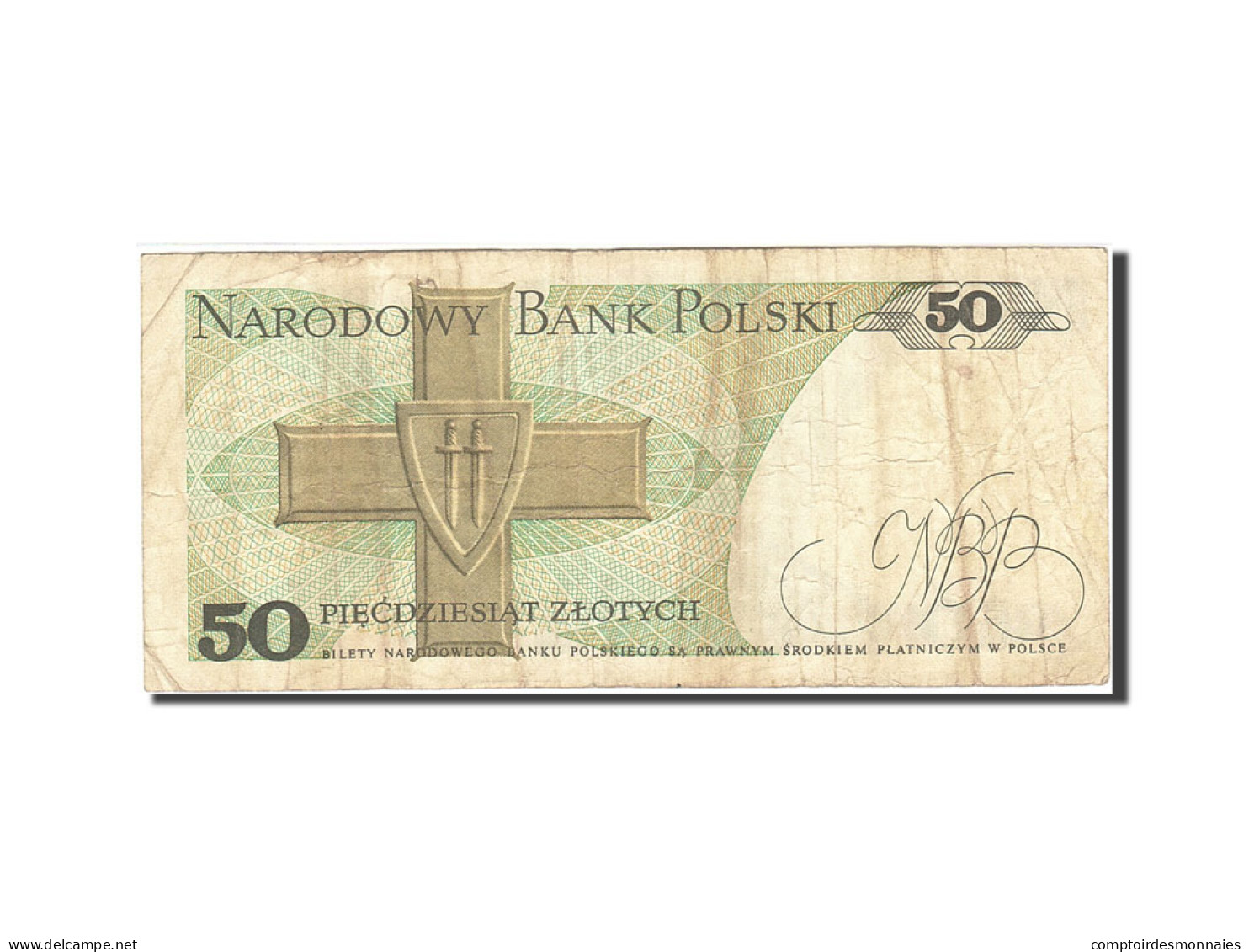 Billet, Pologne, 50 Zlotych, 1974-1976, 1988-12-01, KM:142c, B - Pologne