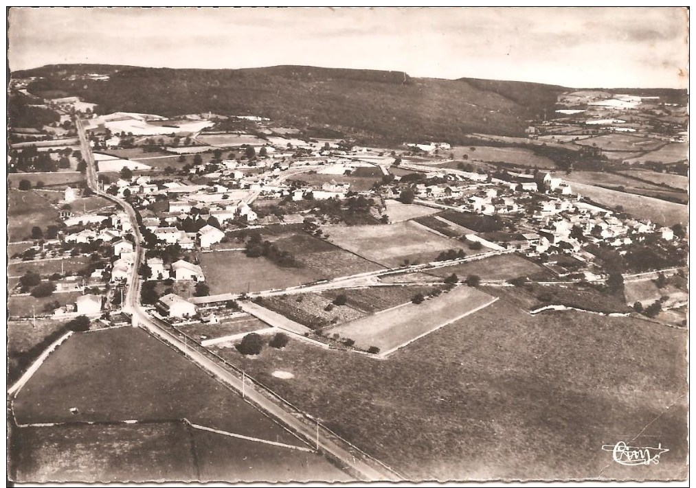 MAZILLE (71) Vue Générale Aérienne En 1959  CPSM  GF - Autres & Non Classés