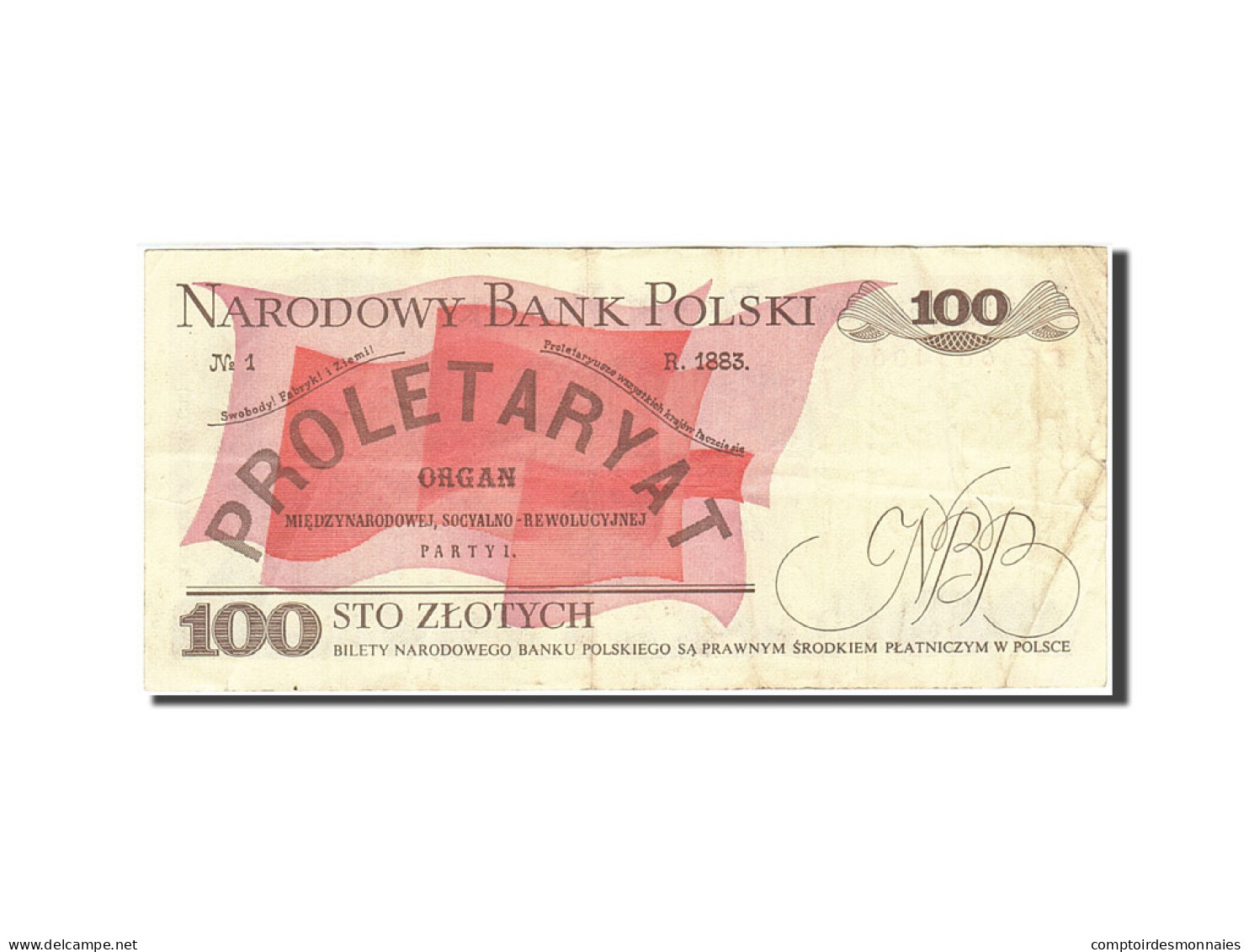 Billet, Pologne, 100 Zlotych, 1974-1976, 1986-06-01, KM:143e, TB+ - Pologne