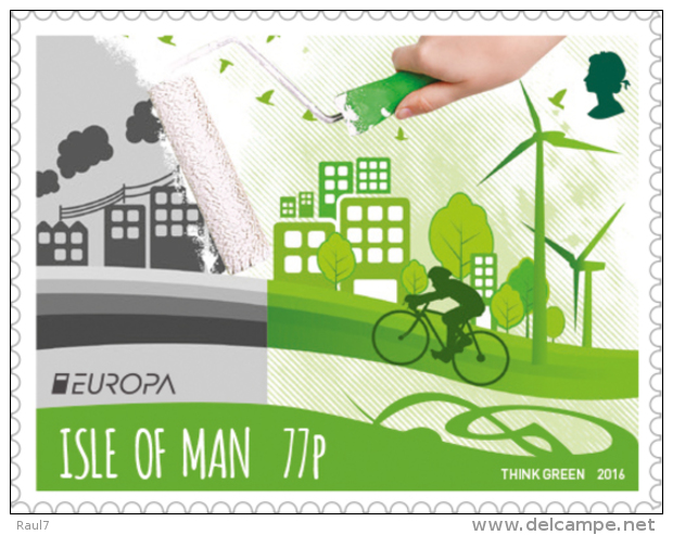 Europa 2016 - Isle Of Man - Think Green - 1 Val Neufs // Mnh - 2016