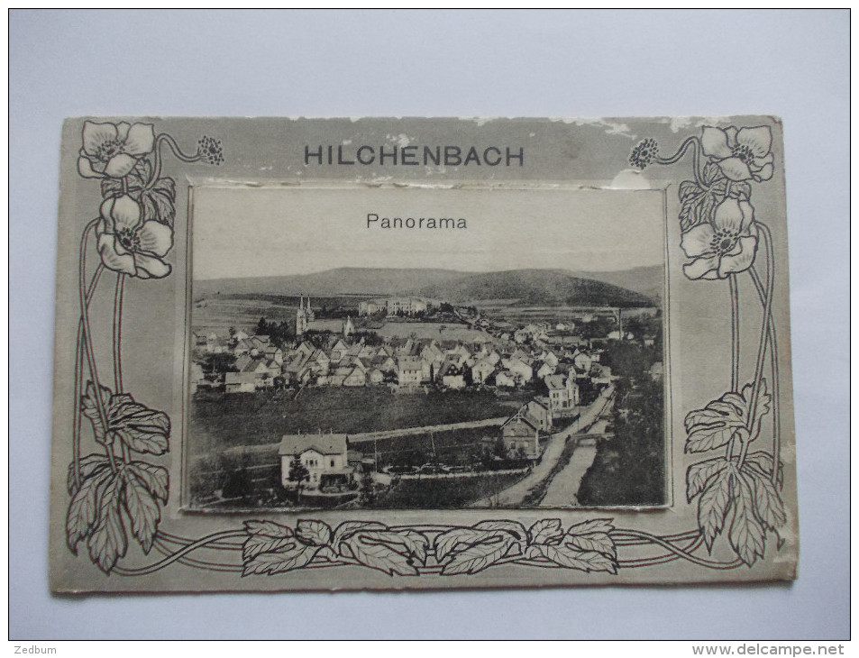 HILCHENBACH (Allemagne) - Panorama Carte Cachant 10 Mini Cartes Rare - Hilchenbach