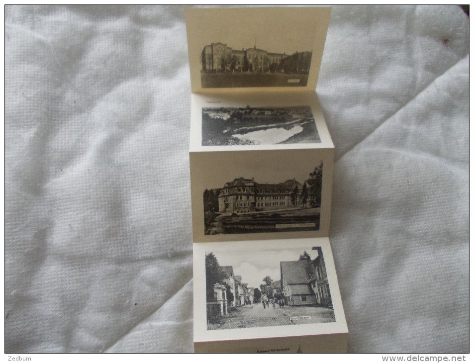 HILCHENBACH (Allemagne) - Panorama carte cachant 10 mini cartes Rare