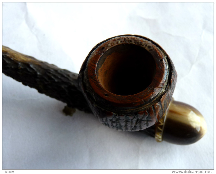 JOLIE PIPE DE COLLECTION Vieille Bruyère ? Et Corne De Chèvres - Heather Pipes